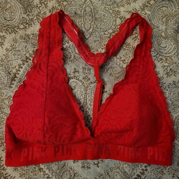 PINK Victoria's Secret Lace halter Bralette - Picture 1 of 4
